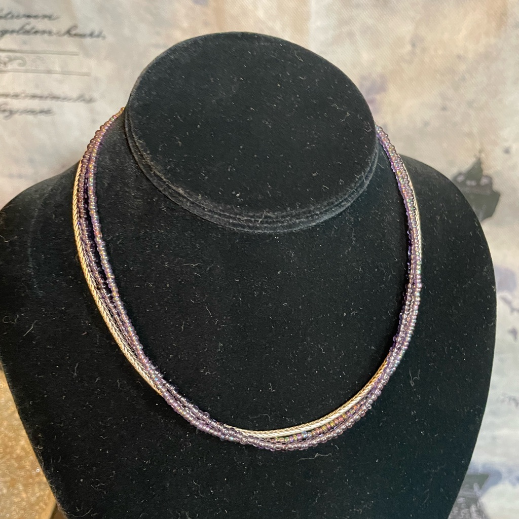 Laura Ashley 3 Strand Necklace 49$